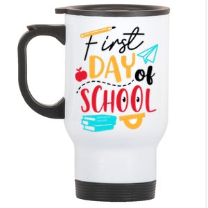 First Day Of School Cute Gift Stainless Steel Travel Mug