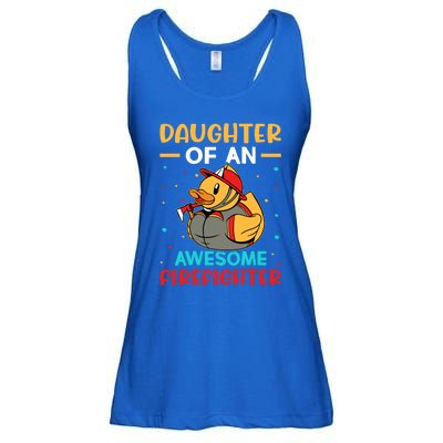 Firefighter: Daughter Of An Awesome Firefighter Cute Gift Ladies Essential Flowy Tank