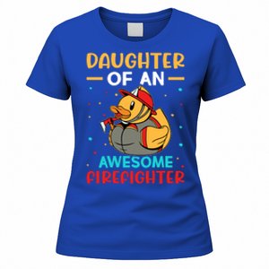 Firefighter: Daughter Of An Awesome Firefighter Cute Gift Women's T-Shirt