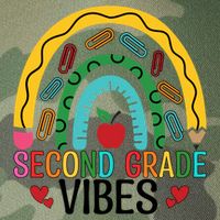First Day Of 2Nd Grade Team Second Grade Vibes Rainbow Gift Legacy Tie Dye Trucker Hat