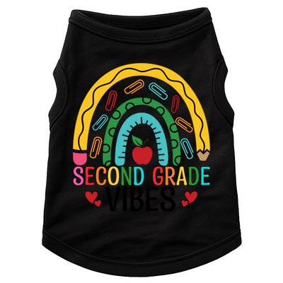First Day Of 2Nd Grade Team Second Grade Vibes Rainbow Gift Doggie Tank