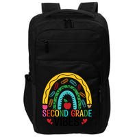 First Day Of 2Nd Grade Team Second Grade Vibes Rainbow Gift Impact Tech Backpack