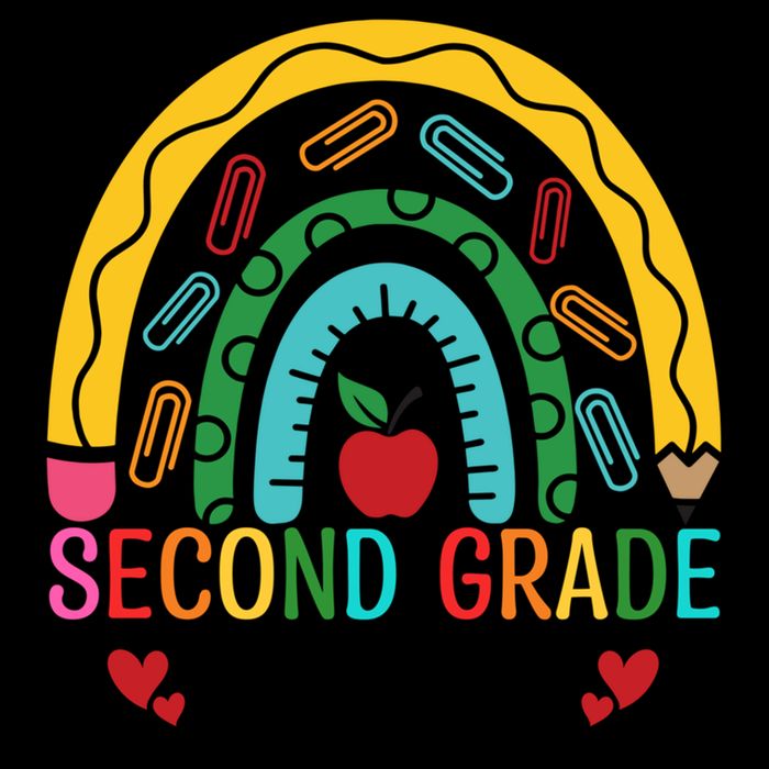 First Day Of 2Nd Grade Team Second Grade Vibes Rainbow Gift Impact Tech Backpack