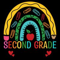 First Day Of 2Nd Grade Team Second Grade Vibes Rainbow Gift Sustainable Bucket Hat