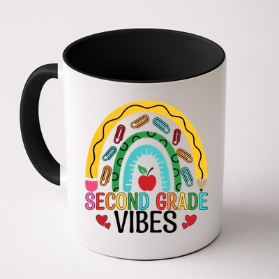 First Day Of 2Nd Grade Team Second Grade Vibes Rainbow Gift Mug
