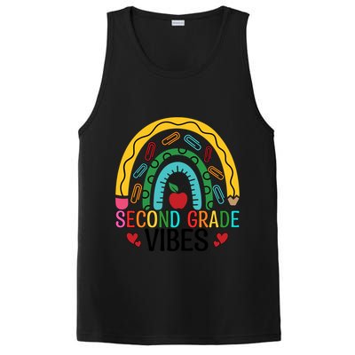 First Day Of 2Nd Grade Team Second Grade Vibes Rainbow Gift PosiCharge Competitor Tank