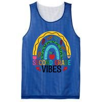 First Day Of 2Nd Grade Team Second Grade Vibes Rainbow Gift Mesh Reversible Basketball Jersey Tank