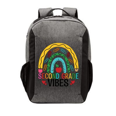 First Day Of 2Nd Grade Team Second Grade Vibes Rainbow Gift Vector Backpack