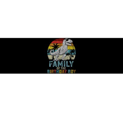 Family Dinosaur Of The Birthday Matching Family Bumper Sticker