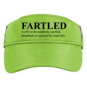 Fartled Definition Of A Fart Funny Adult Drive Performance Visor