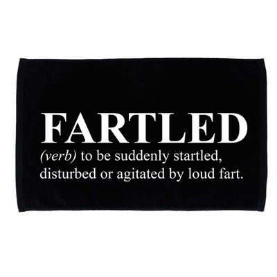 Fartled Definition Of A Fart Funny Microfiber Hand Towel