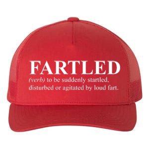 Fartled Definition Of A Fart Funny Yupoong Adult 5-Panel Trucker Hat