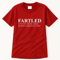 Fartled Definition Of A Fart Funny Tall T-Shirt