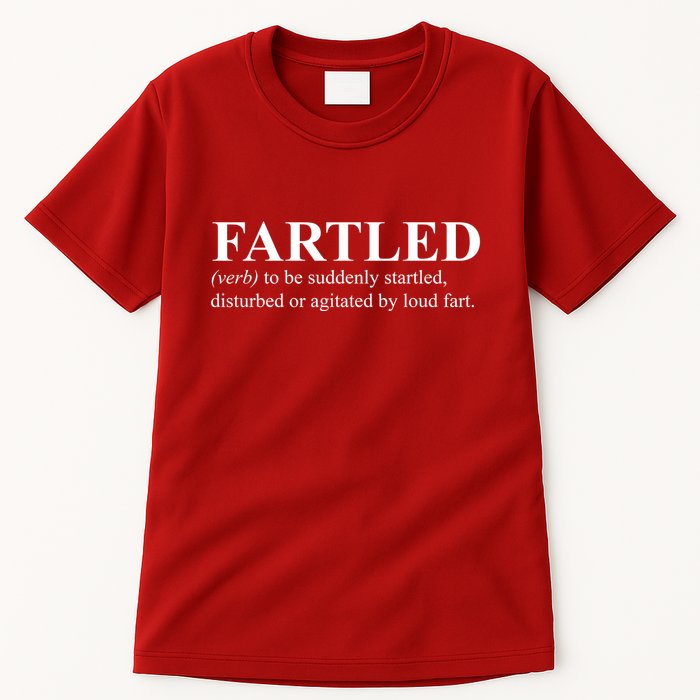 Fartled Definition Of A Fart Funny Tall T-Shirt