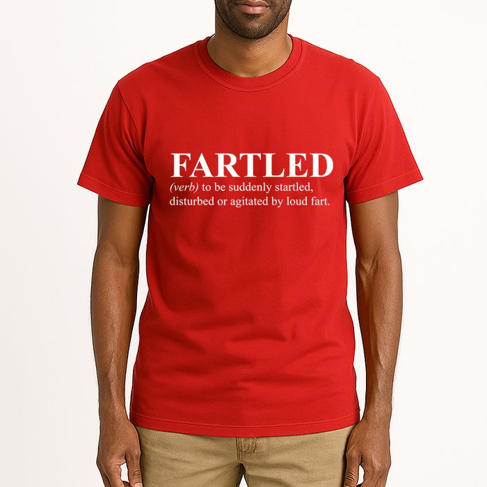 Fartled Definition Of A Fart Funny Tall T-Shirt