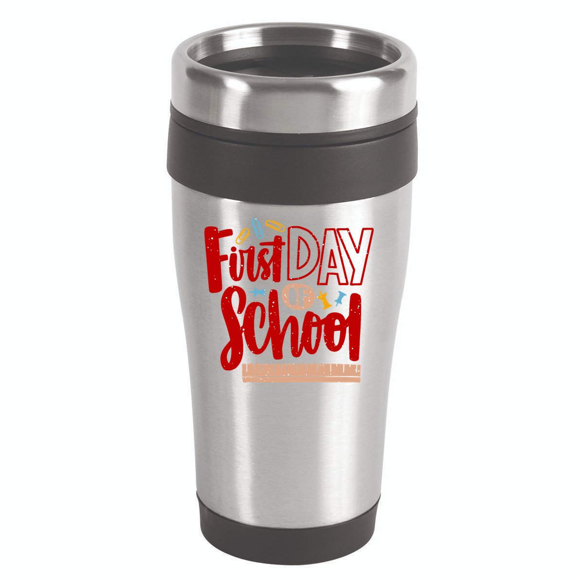 First Day Of School Cute Education 16oz Travel Tumbler