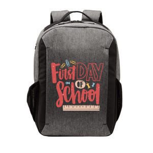 First Day Of School Cute Education Vector Backpack