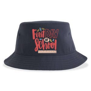 First Day Of School Cute Education Sustainable Bucket Hat