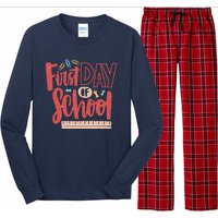 First Day Of School Cute Education Long Sleeve Pajama Set