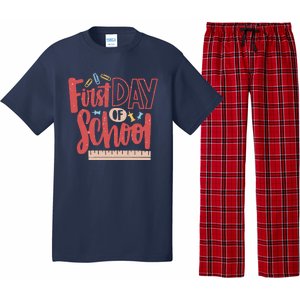 First Day Of School Cute Education Pajama Set