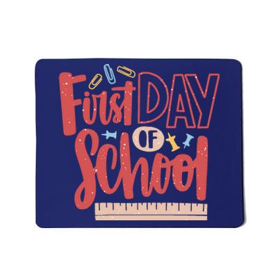 First Day Of School Cute Education Mousepad