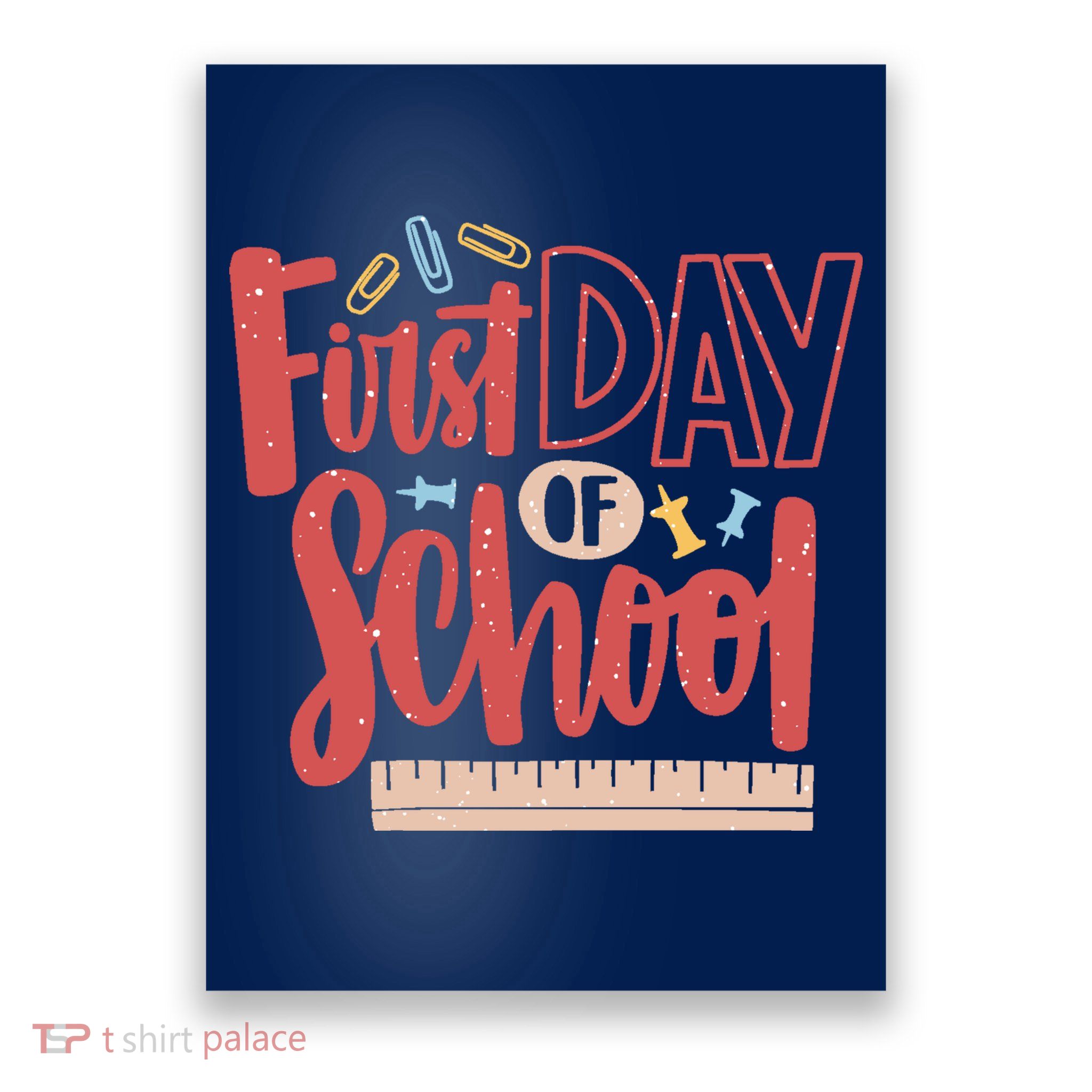 First Day Of School Cute Education Poster