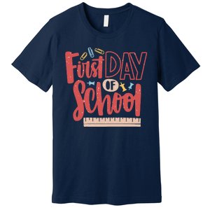 First Day Of School Cute Education Premium T-Shirt