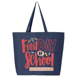 First Day Of School Cute Education 25L Jumbo Tote