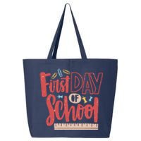 First Day Of School Cute Education 25L Jumbo Tote