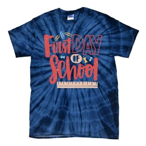 First Day Of School Cute Education Tie-Dye T-Shirt