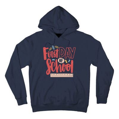 First Day Of School Cute Education Tall Hoodie