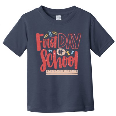 First Day Of School Cute Education Toddler T-Shirt