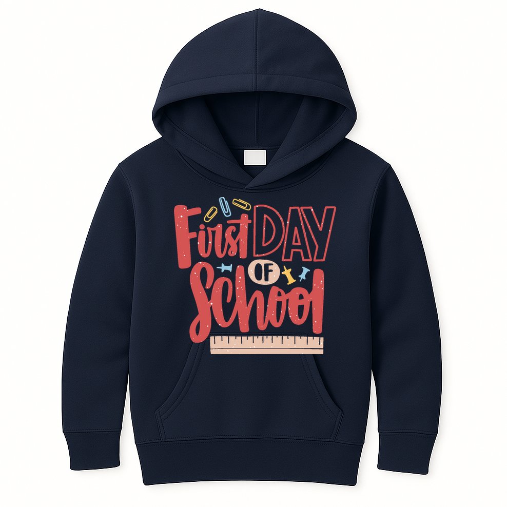 First Day Of School Cute Education Kids Hoodie