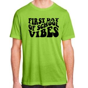 First Day Of School Vibes Retro Adult ChromaSoft Performance T-Shirt