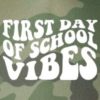 First Day Of School Vibes Retro Legacy Tie Dye Trucker Hat