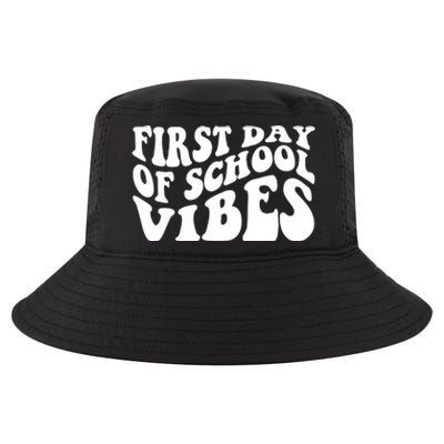 First Day Of School Vibes Retro Cool Comfort Performance Bucket Hat