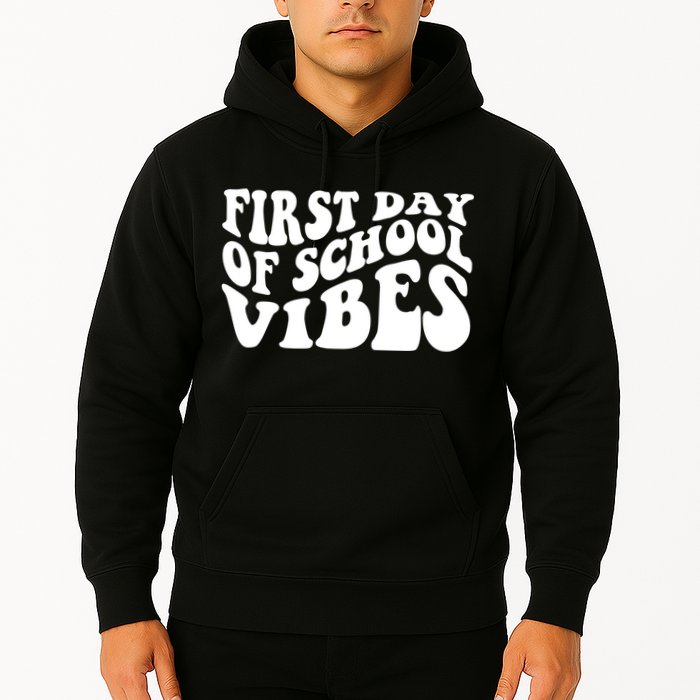 First Day Of School Vibes Retro Hoodie