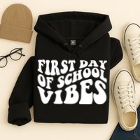 First Day Of School Vibes Retro Hoodie