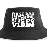First Day Of School Vibes Retro Sustainable Bucket Hat