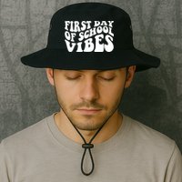 First Day Of School Vibes Retro Bucket Hat