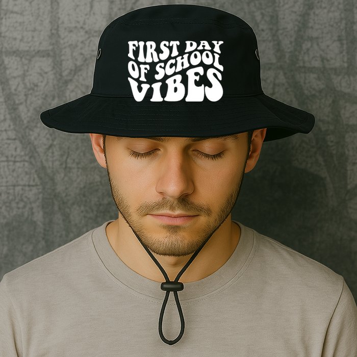 First Day Of School Vibes Retro Bucket Hat