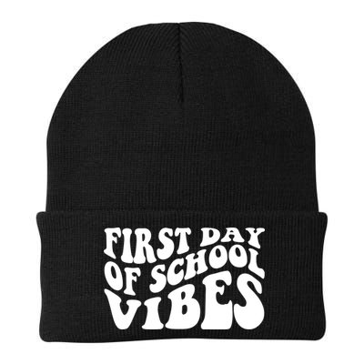 First Day Of School Vibes Retro Beanie