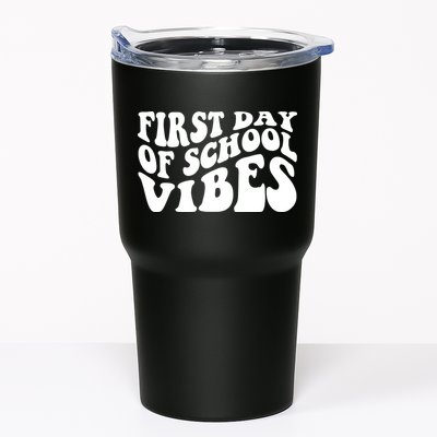 First Day Of School Vibes Retro Tumbler