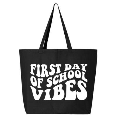 First Day Of School Vibes Retro 25L Jumbo Tote