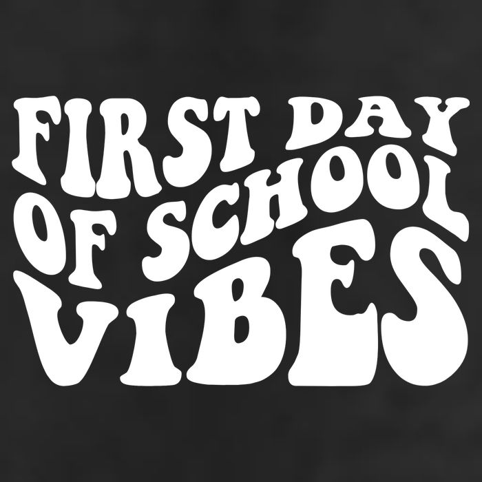 First Day Of School Vibes Retro Golf Towel