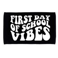 First Day Of School Vibes Retro Microfiber Hand Towel