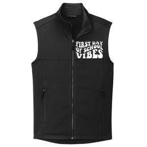 First Day Of School Vibes Retro Collective Smooth Fleece Vest