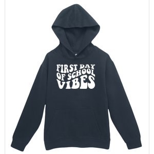 First Day Of School Vibes Retro Urban Pullover Hoodie