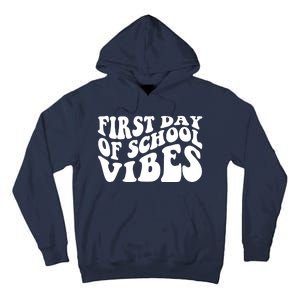 First Day Of School Vibes Retro Tall Hoodie