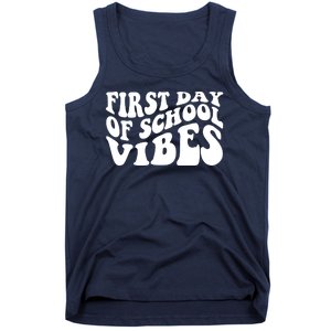 First Day Of School Vibes Retro Tank Top